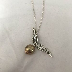Harry Potter Golden Snitch Necklace
